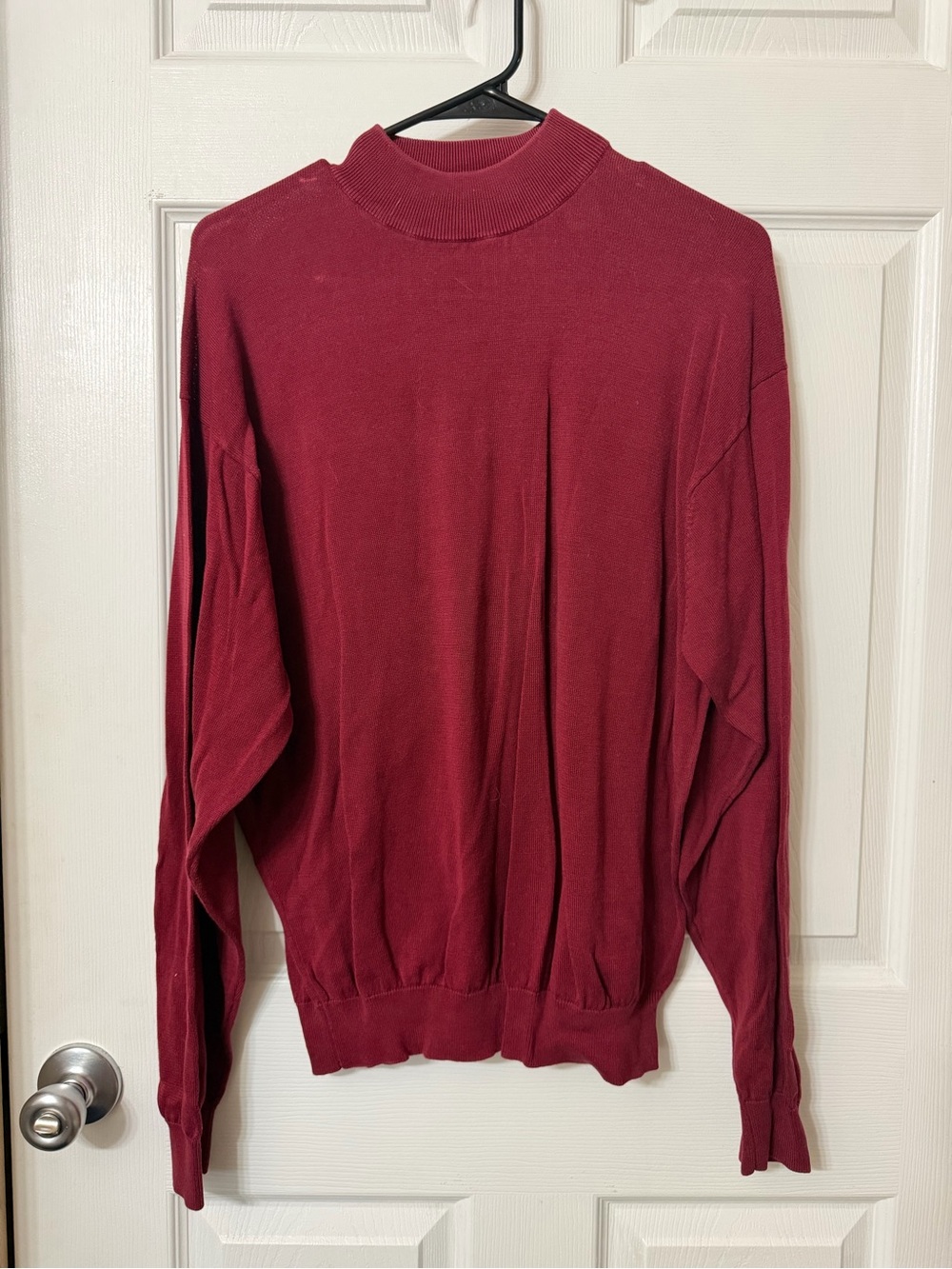 Pronto Uomo Wine Red Turtleneck Sweater